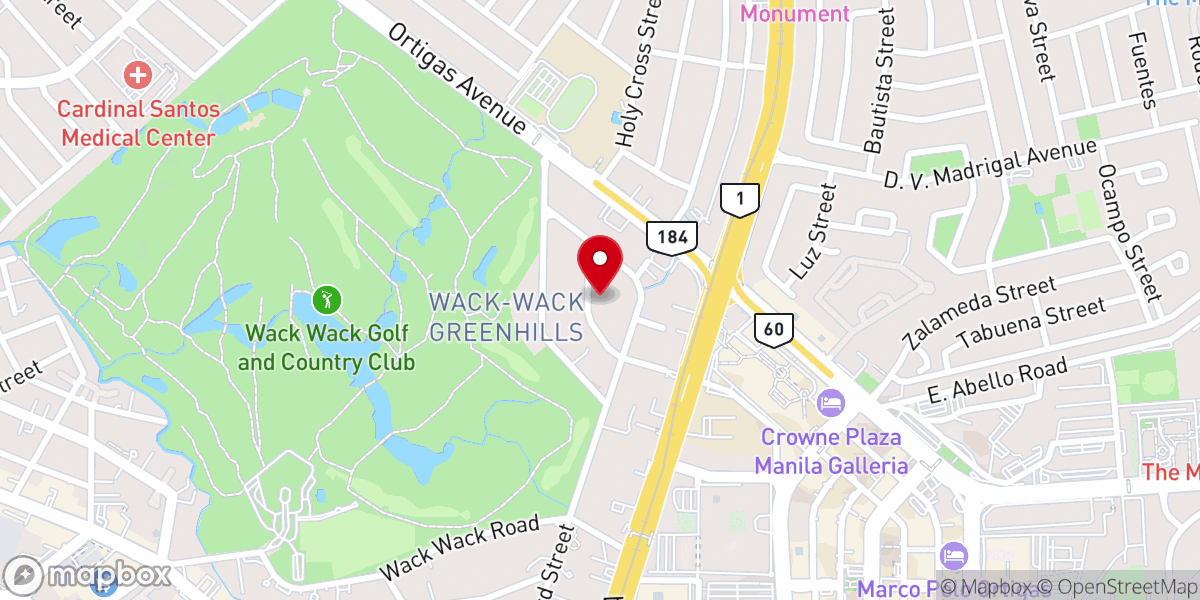 Map showing location of Reformed Presbyterian Church