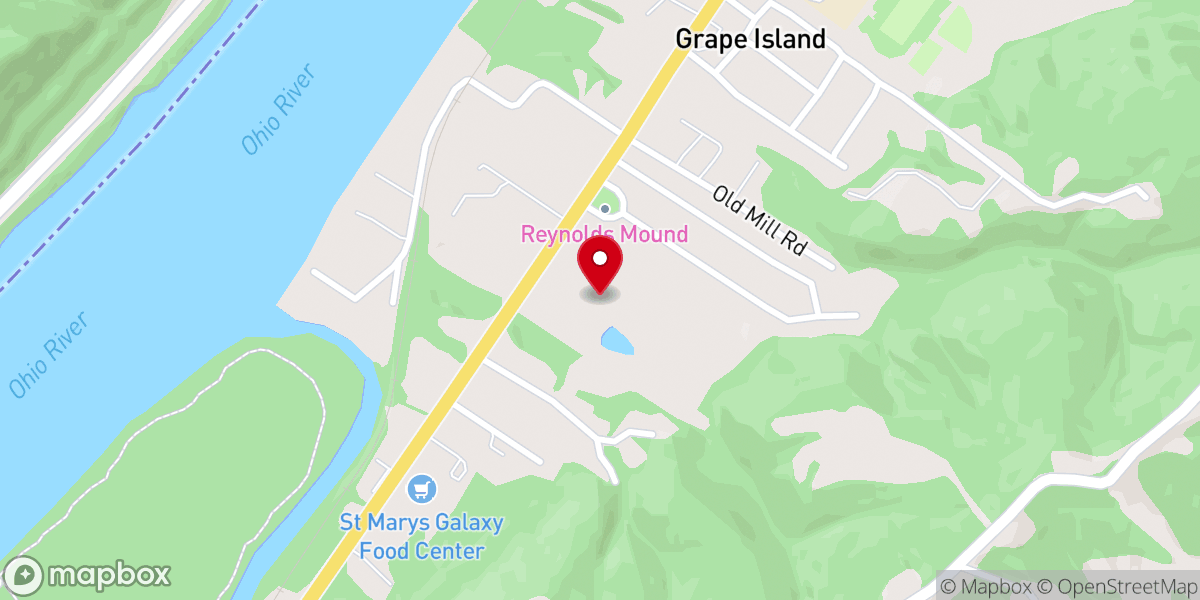 Map showing location of Apostolic Faith Church