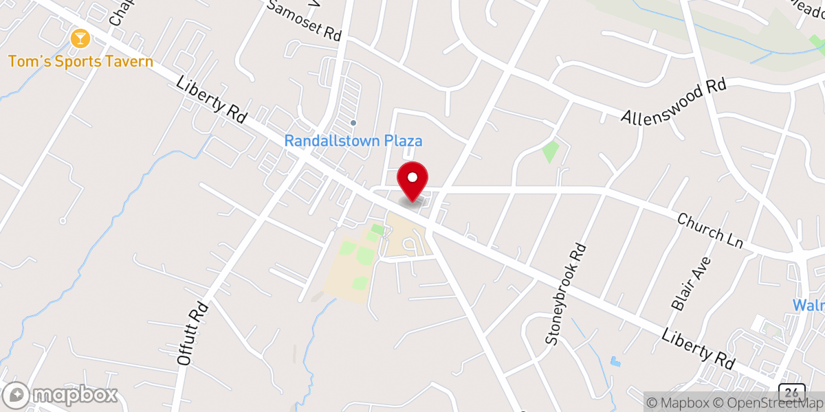Map showing location of Rehoboth International Church