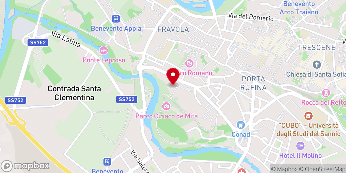 Map showing location of Chiesa Palavra Viva