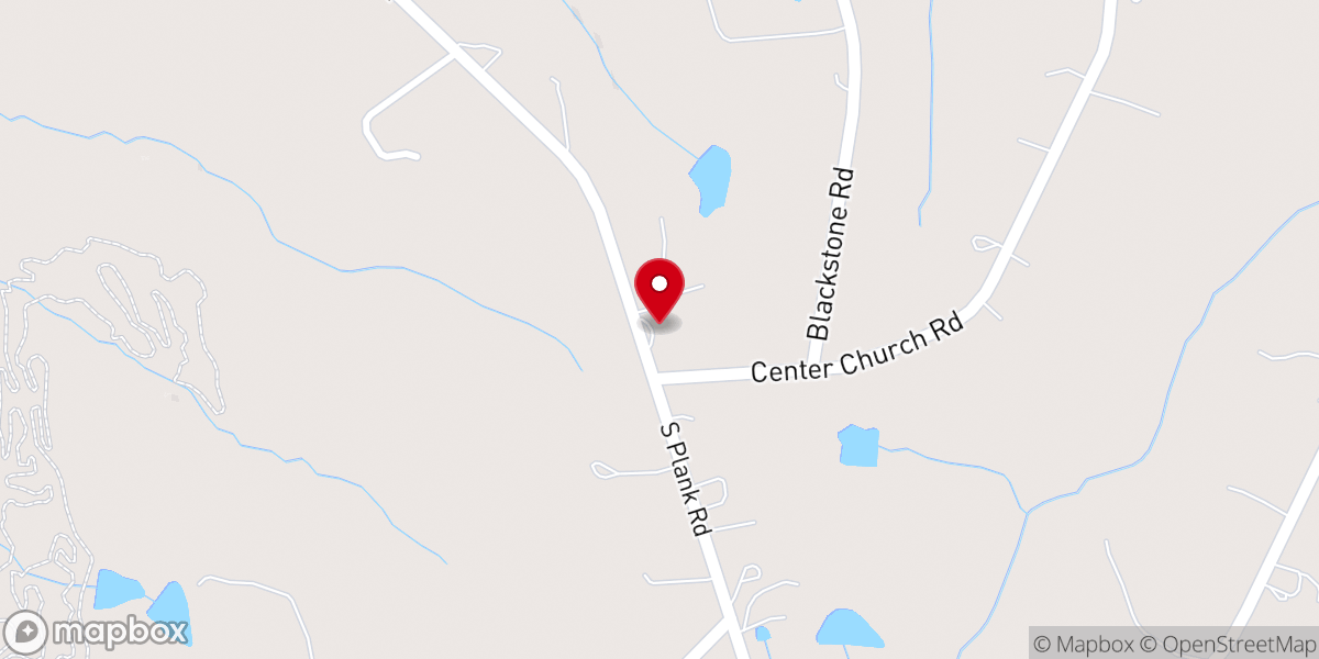 Map showing location of Center United Methodist Church