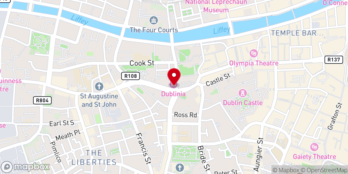 Map showing location of St. Michael’s Tower the Archangel