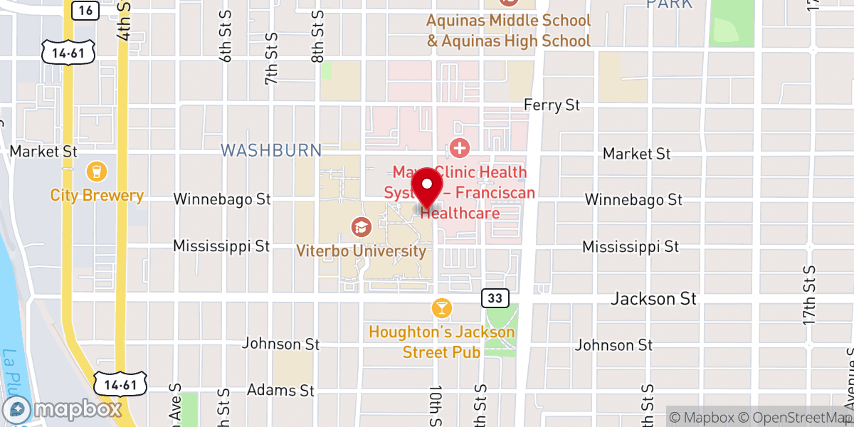 Map showing location of San Damiano Chapel