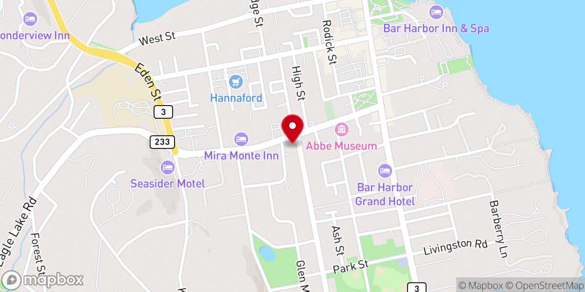 Map showing location of Holy Redeemer Catholic Church
