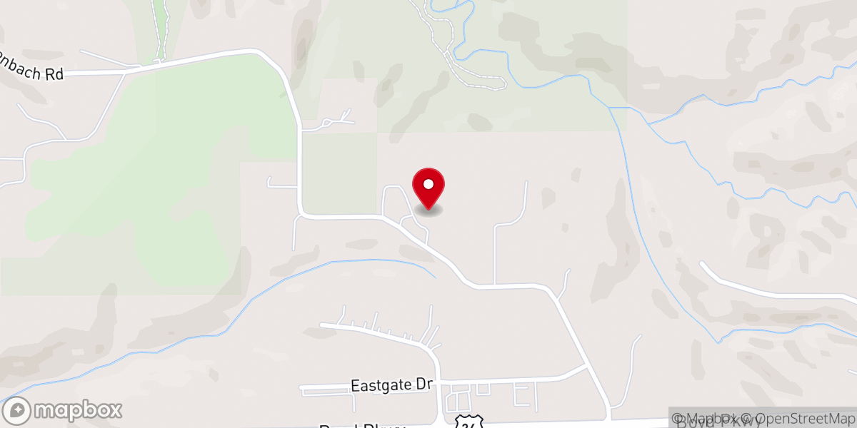 Map showing location of Illinois Central Christian School