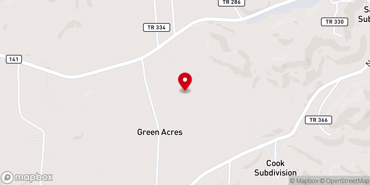 Map showing location of First Christian Church of Rio Grande