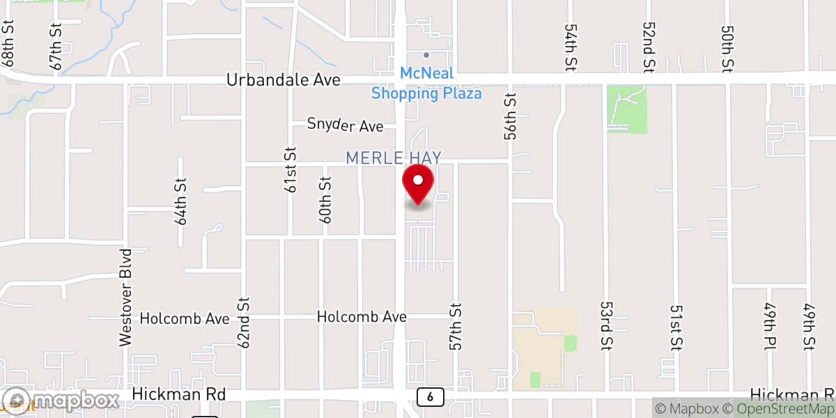 Map showing location of Follow Hard Ministries