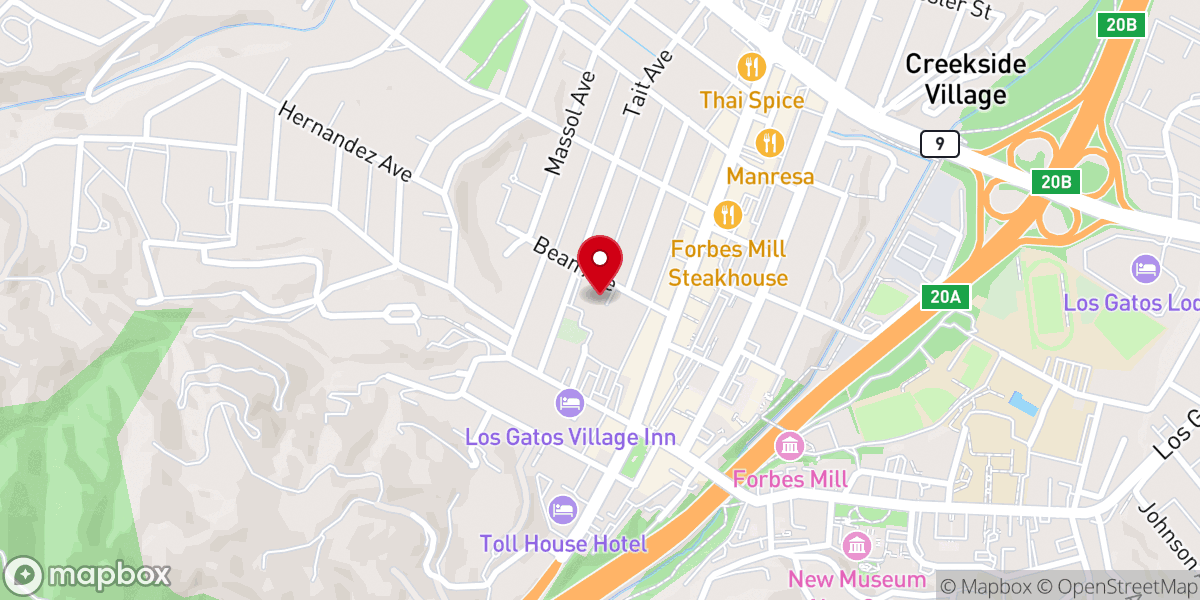 Map showing location of St. Mary Catholic School