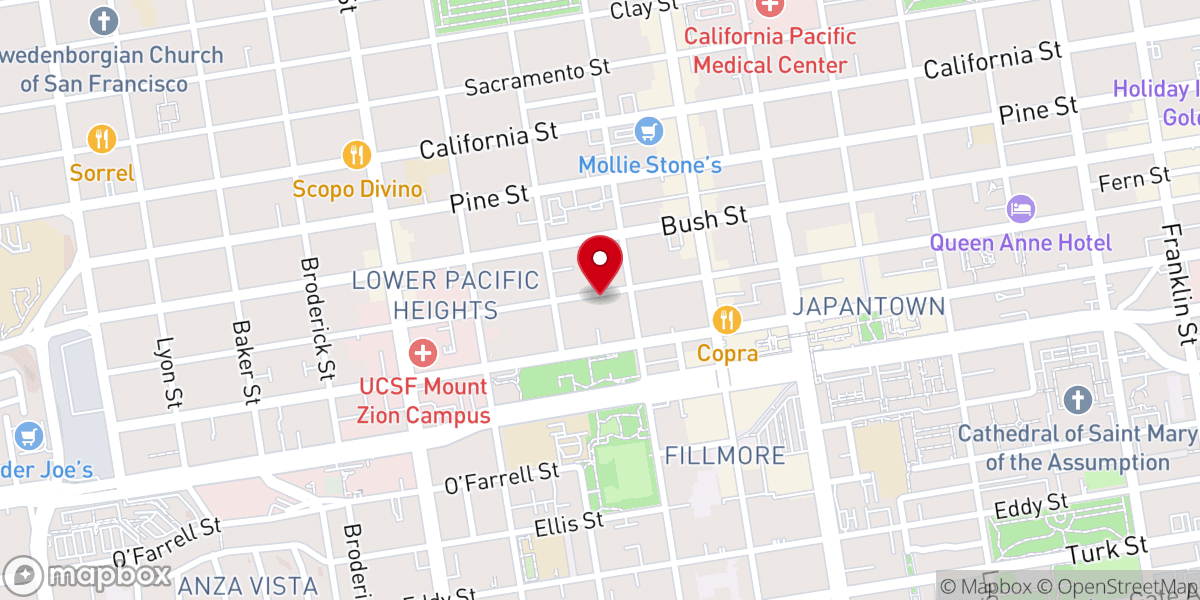 Map showing location of Macedonia Missionary Baptist Church