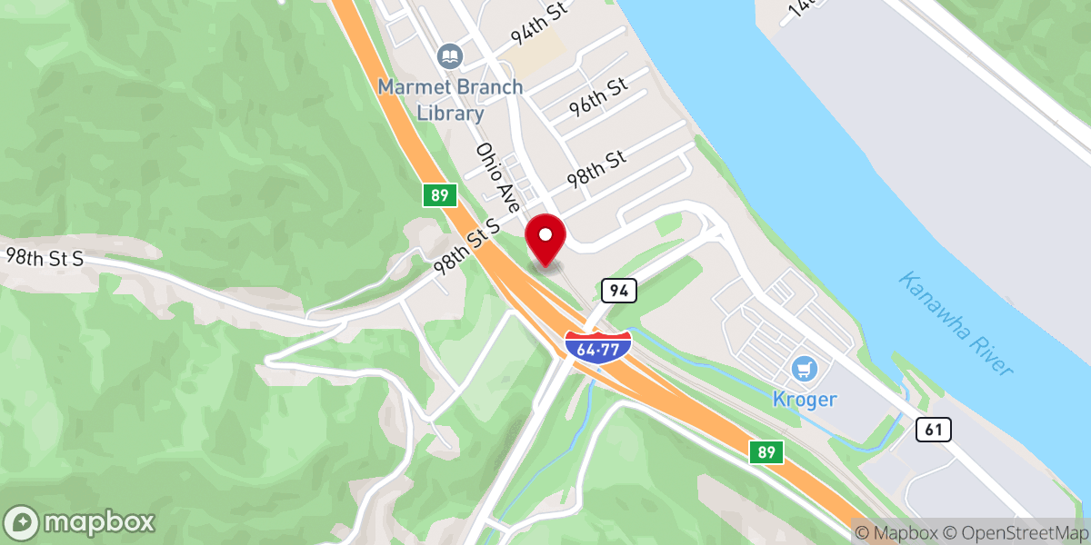 Map showing location of Ebenezer Chapel