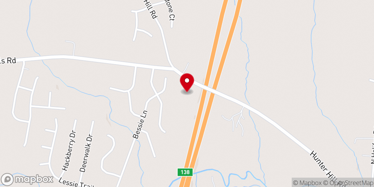 Map showing location of Grace Reformed Baptist Church
