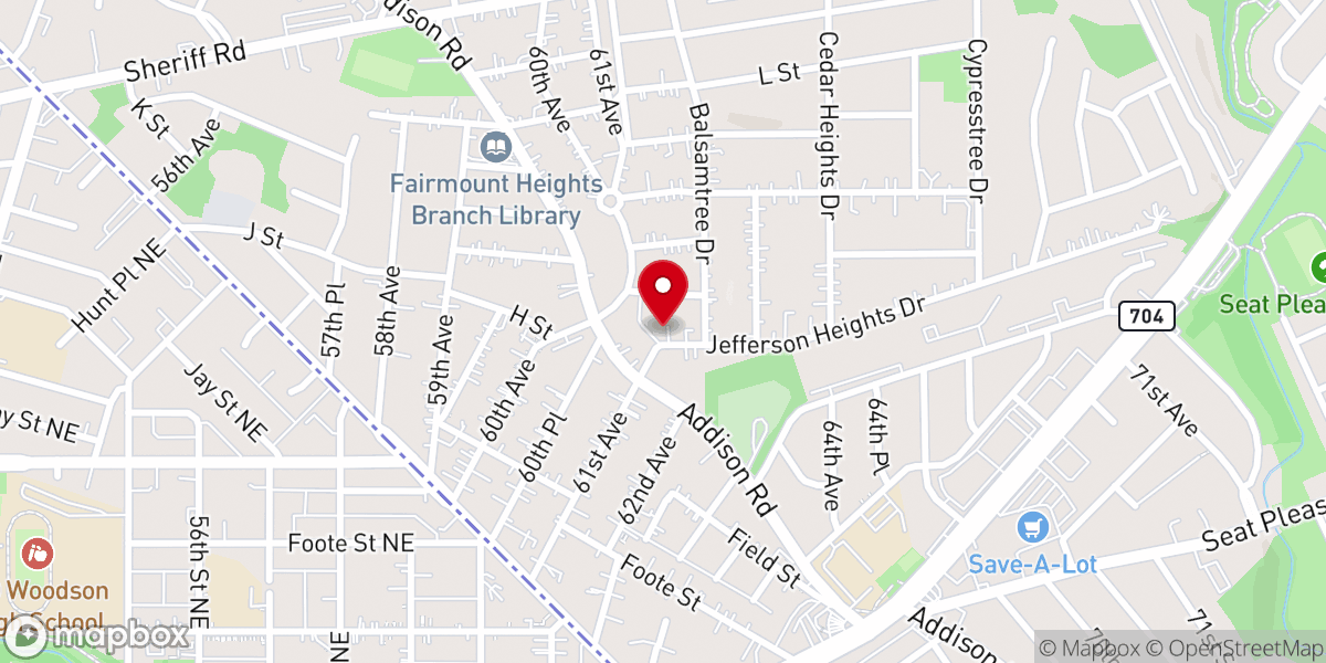 Map showing location of Righteous Church of Holiness