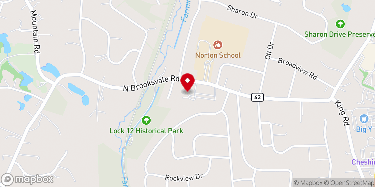 Map showing location of Saint Thomas Becket Church