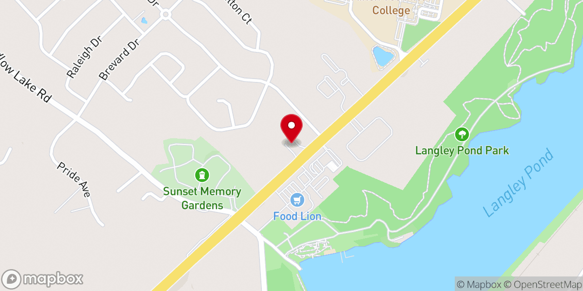 Map showing location of Mid-Valley Baptist Church