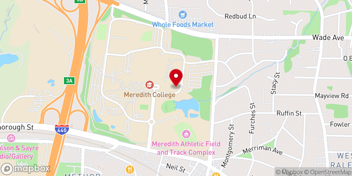 Map showing location of Ascend Worship Church