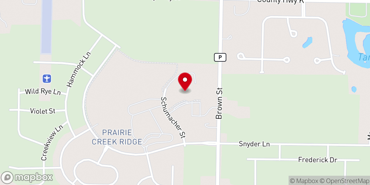 Map showing location of St. Matthew’s Lutheran School