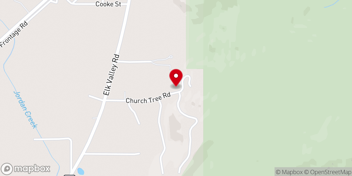 Map showing location of Marshall Jones Homes