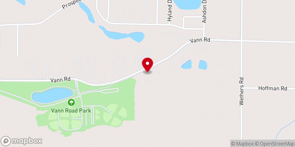 Map showing location of New Day Fellowship