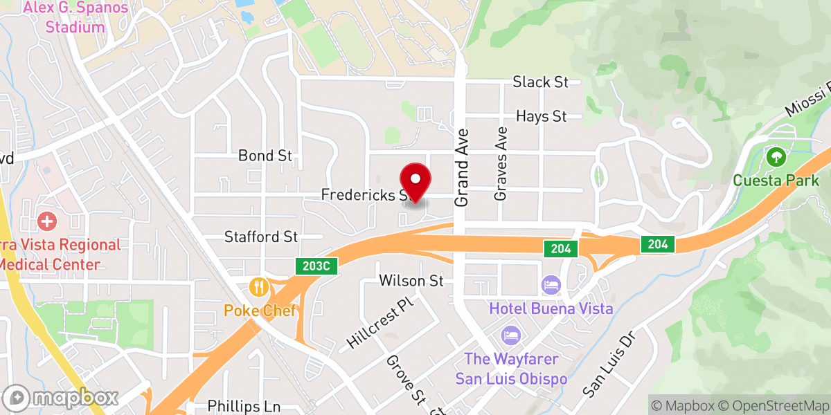 Map showing location of Mt. Carmel Lutheran Church