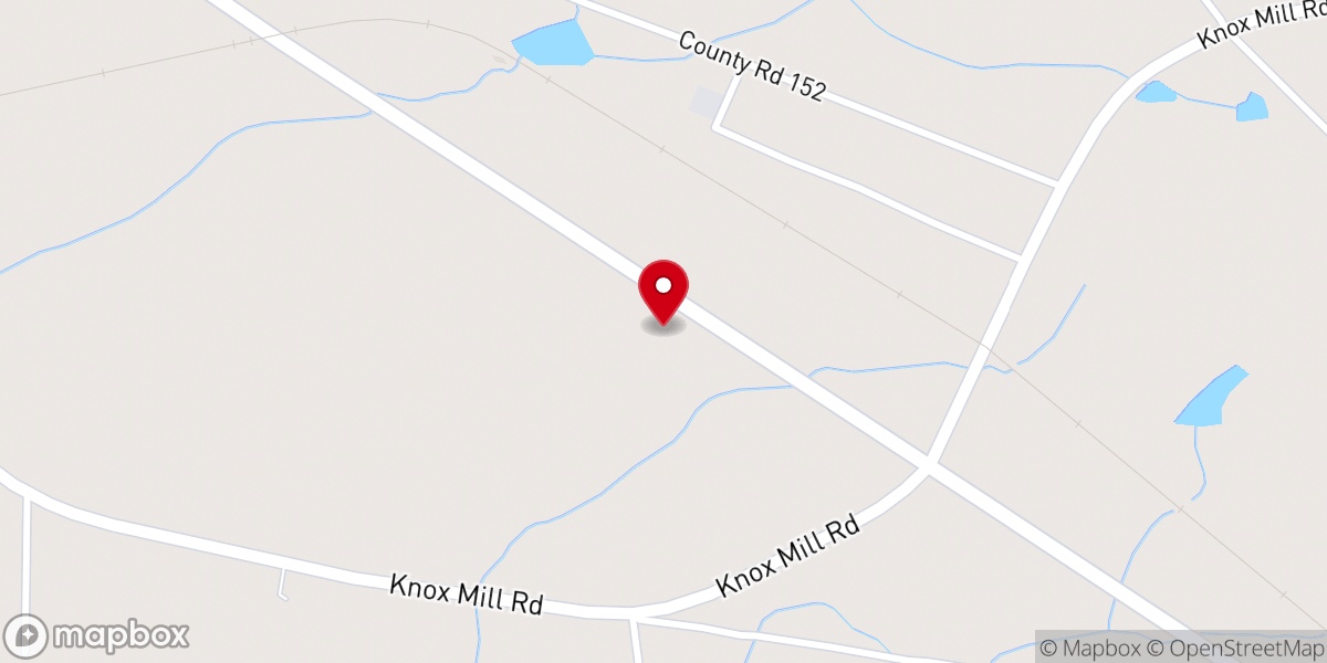 Map showing location of Orianna Church
