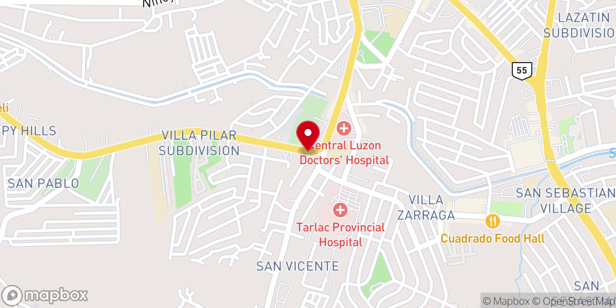 Map showing location of King James Bible Baptist Church (Main)