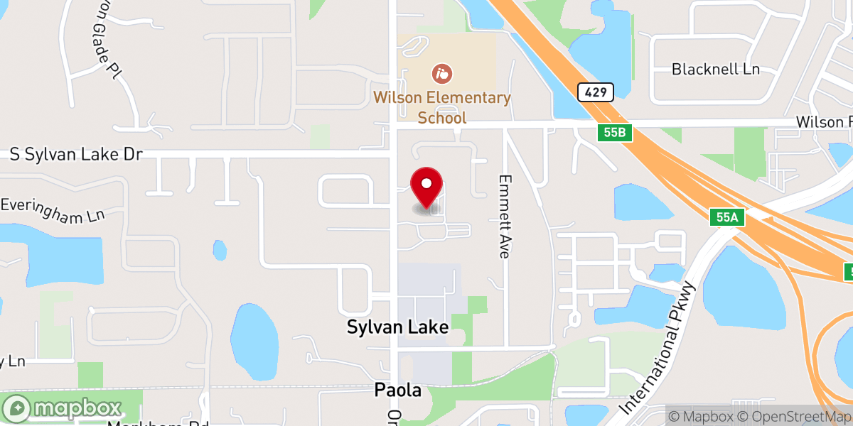 Map showing location of City Church FL – Central Campus