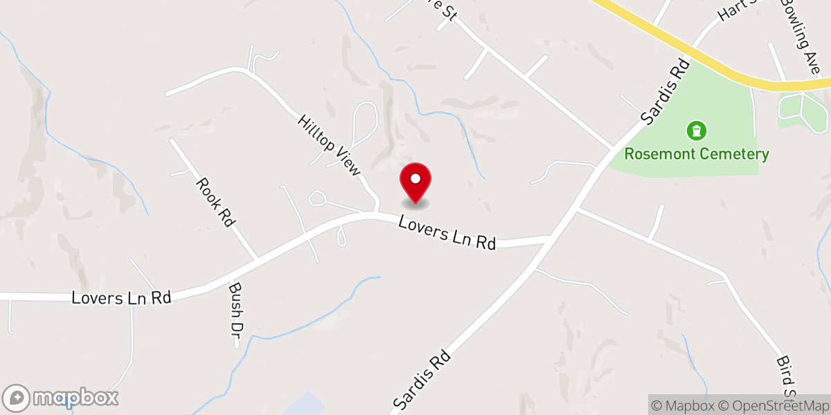 Map showing location of Pacolet River Baptist Association