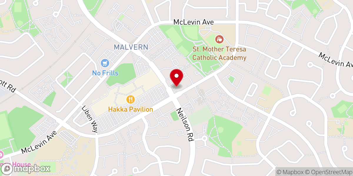Map showing location of Malvern Presbyterian Church
