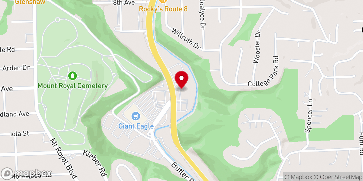 Map showing location of Anytime Fitness
