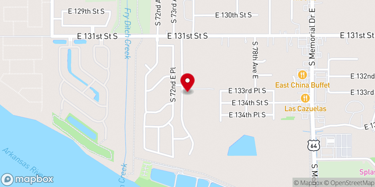 Map showing location of Bemo Indian Baptist Church