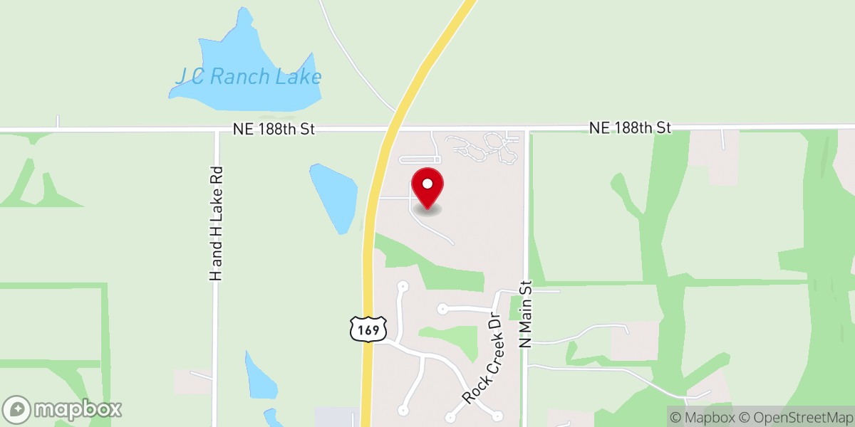 Map showing location of Good Shepherd Catholic Church