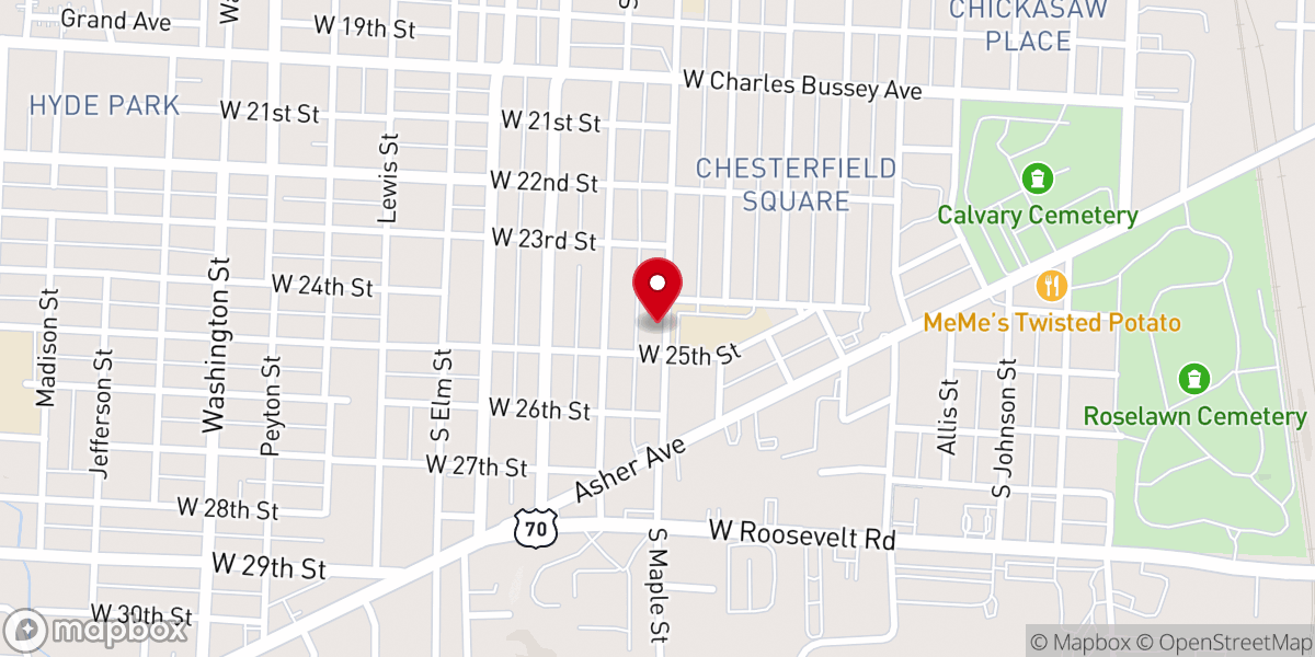 Map showing location of Shiloh Seventh-day Adventist Church