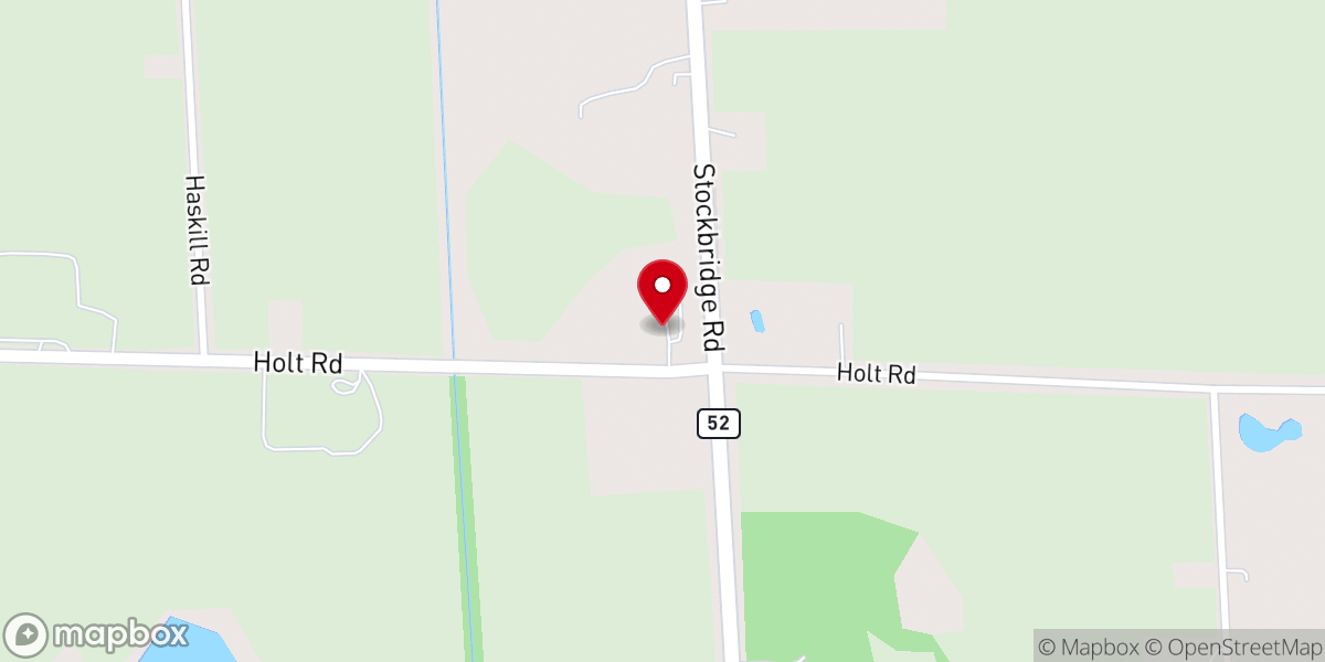 Map showing location of Webberville United Methodist