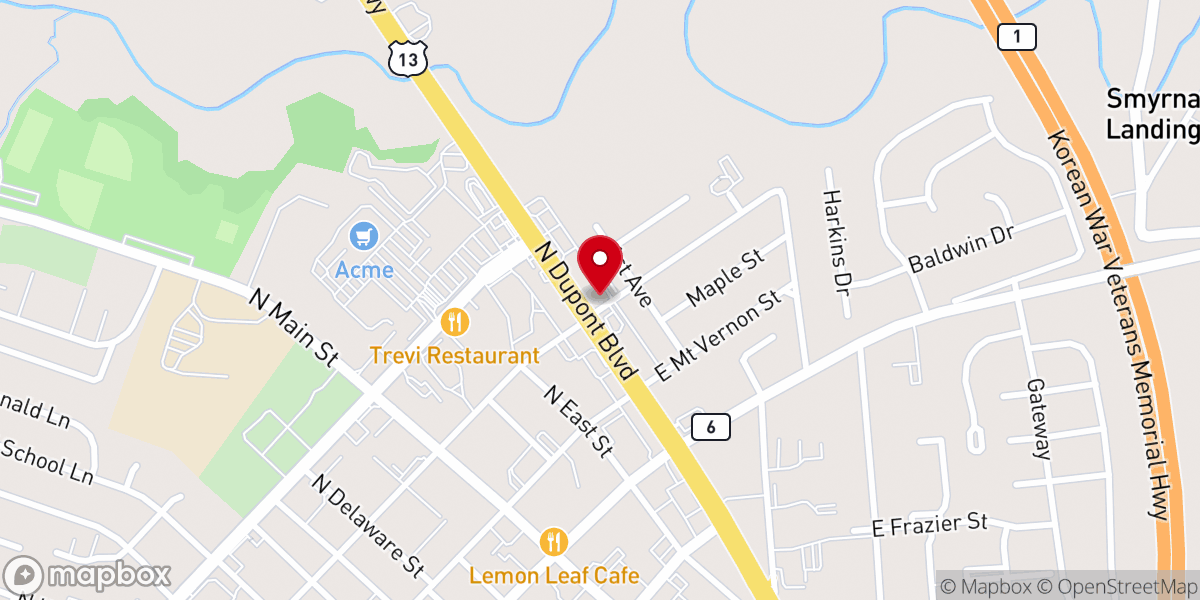 Map showing location of Faith Works Inc