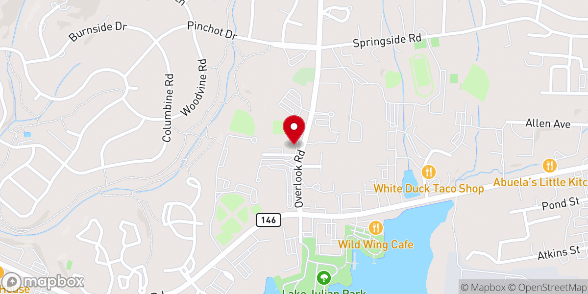 Map showing location of Living Savior Lutheran Church & Preschool