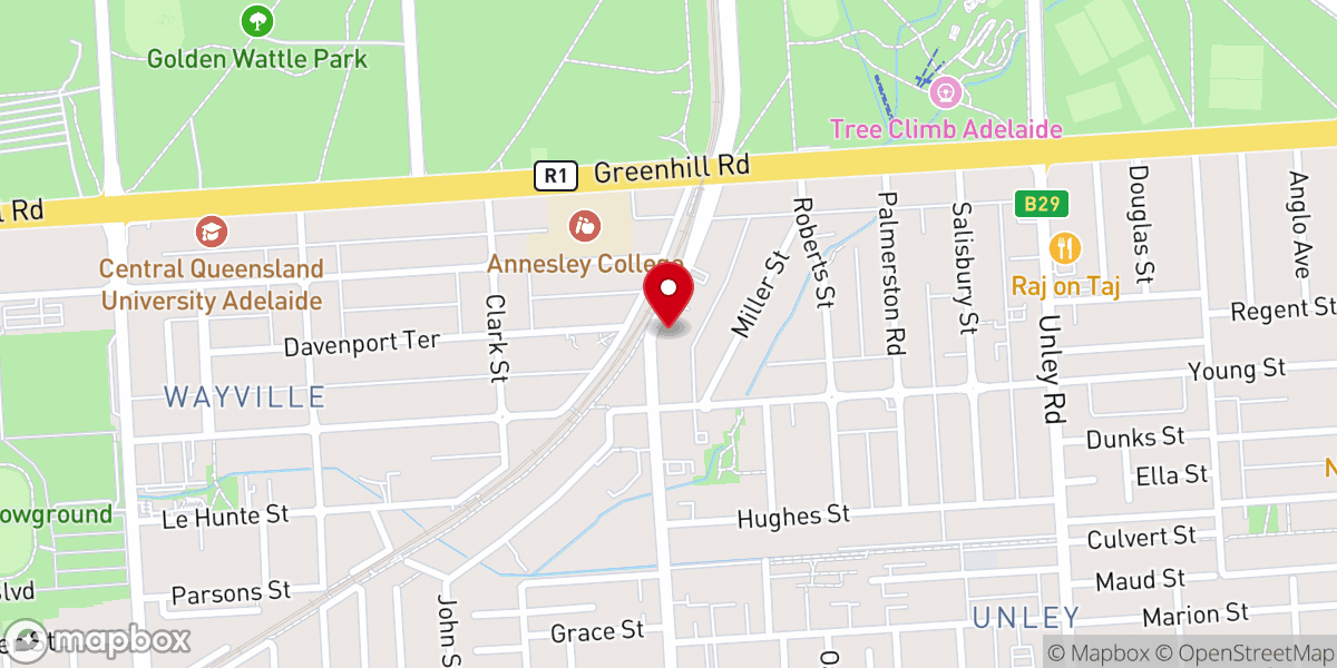 Map showing location of Church of the Resurrection