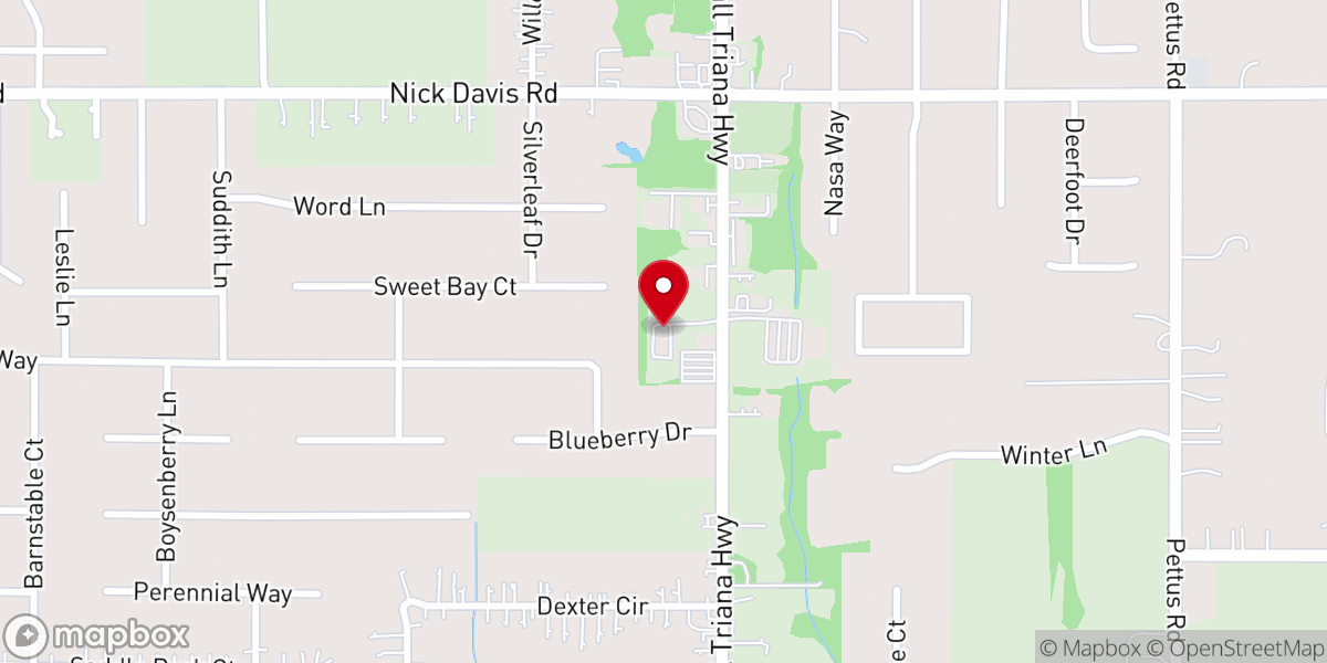 Map showing location of Church of Christ On-Highway