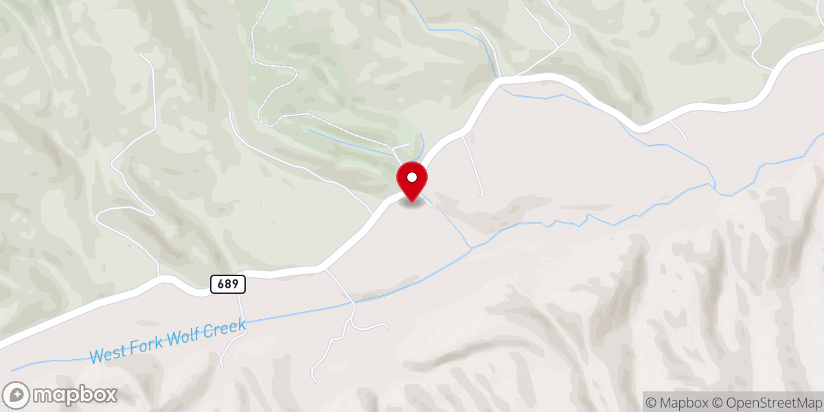 Map showing location of Fletchers Chapel Church