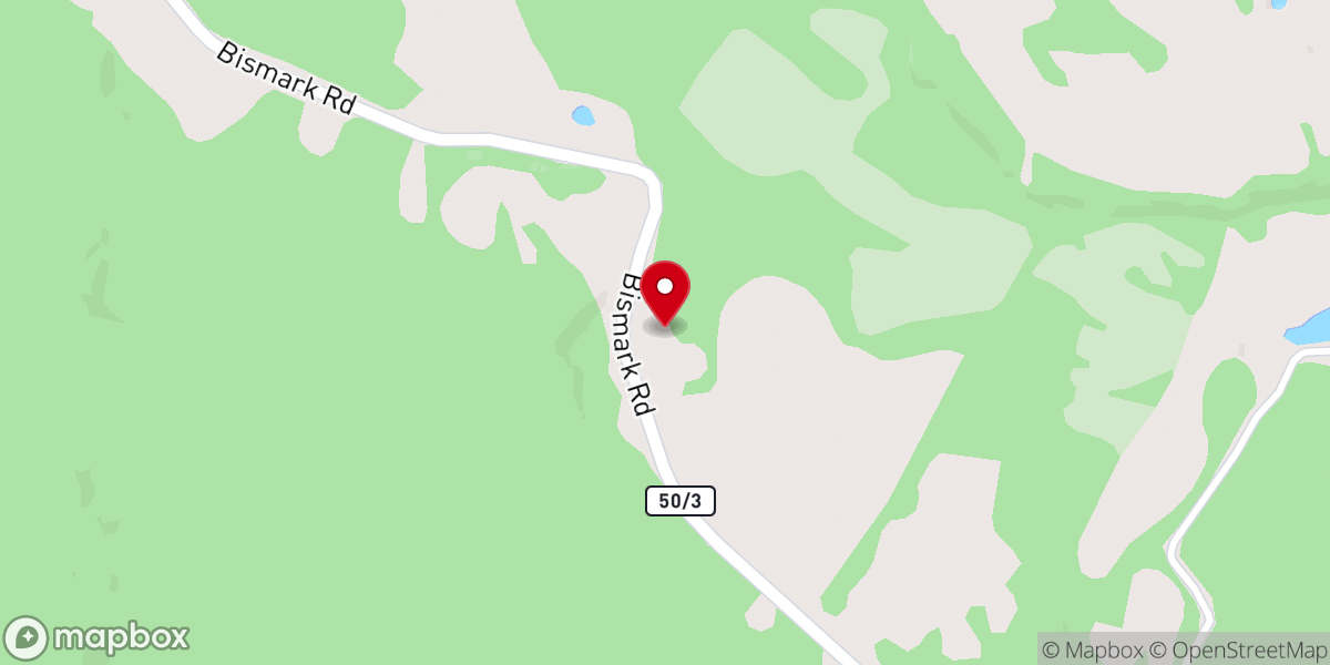 Map showing location of Locust Grove Church
