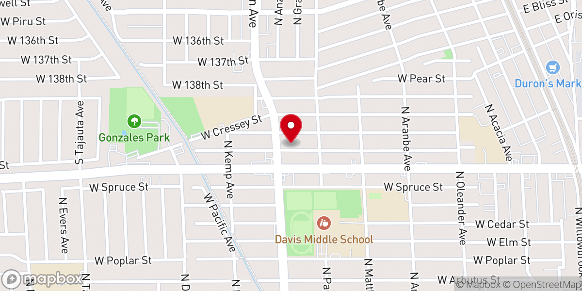 Map showing location of First Evergreen Missionary Church