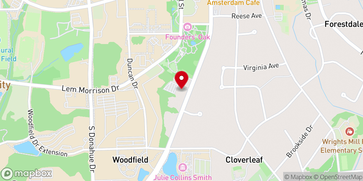 Map showing location of Southside Church of Christ Centers Inc