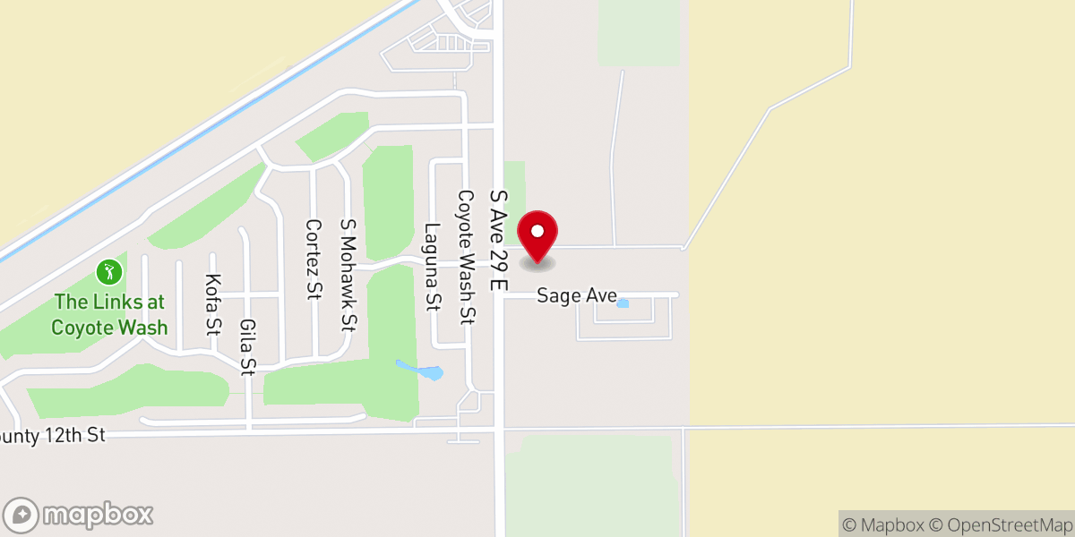 Map showing location of First Southern Baptist Church