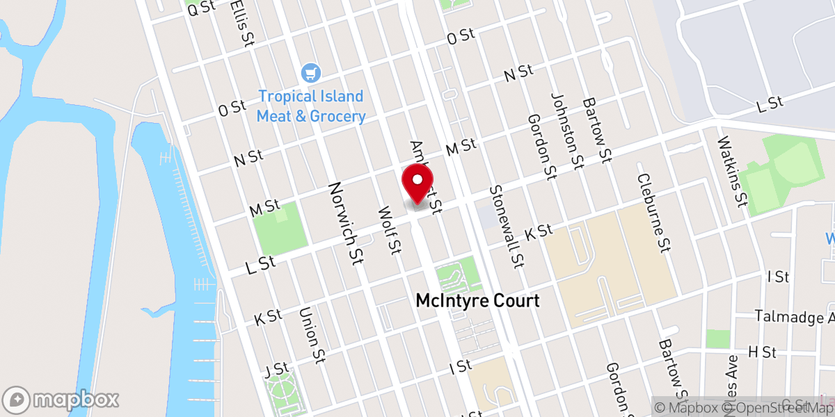Map showing location of Payne Chapel African Methodist Episcopal Church