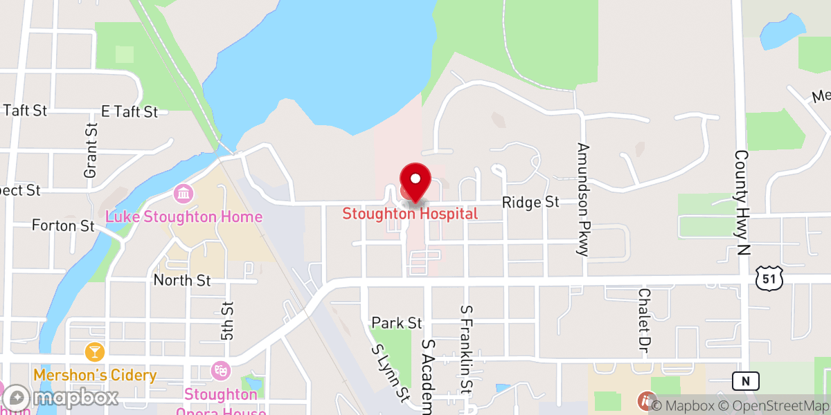 Map showing location of Morgan Lively, DO