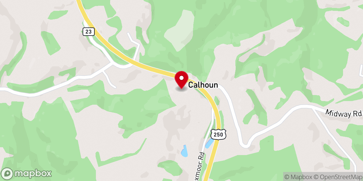 Map showing location of Faith Way Baptist Church