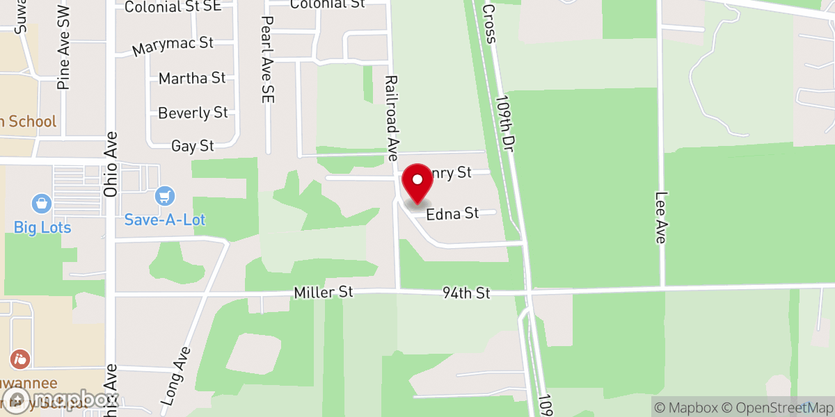 Map showing location of The Church of the Kingdom of God