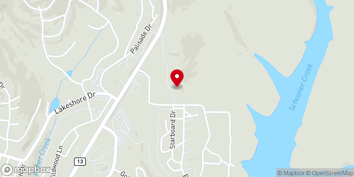 Map showing location of First Baptist Church Ministry Center