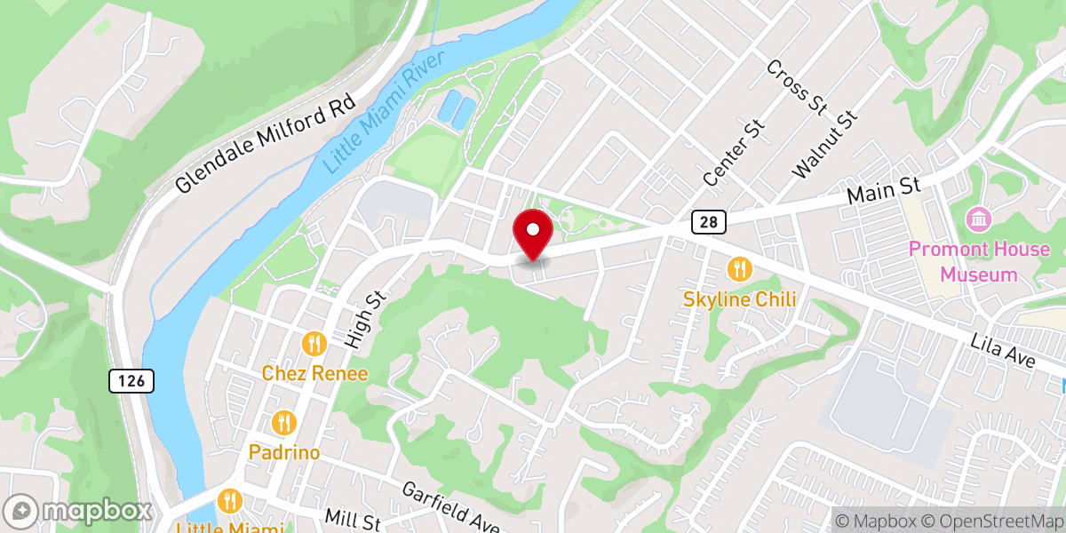 Map showing location of St Andrew Parish Center Office