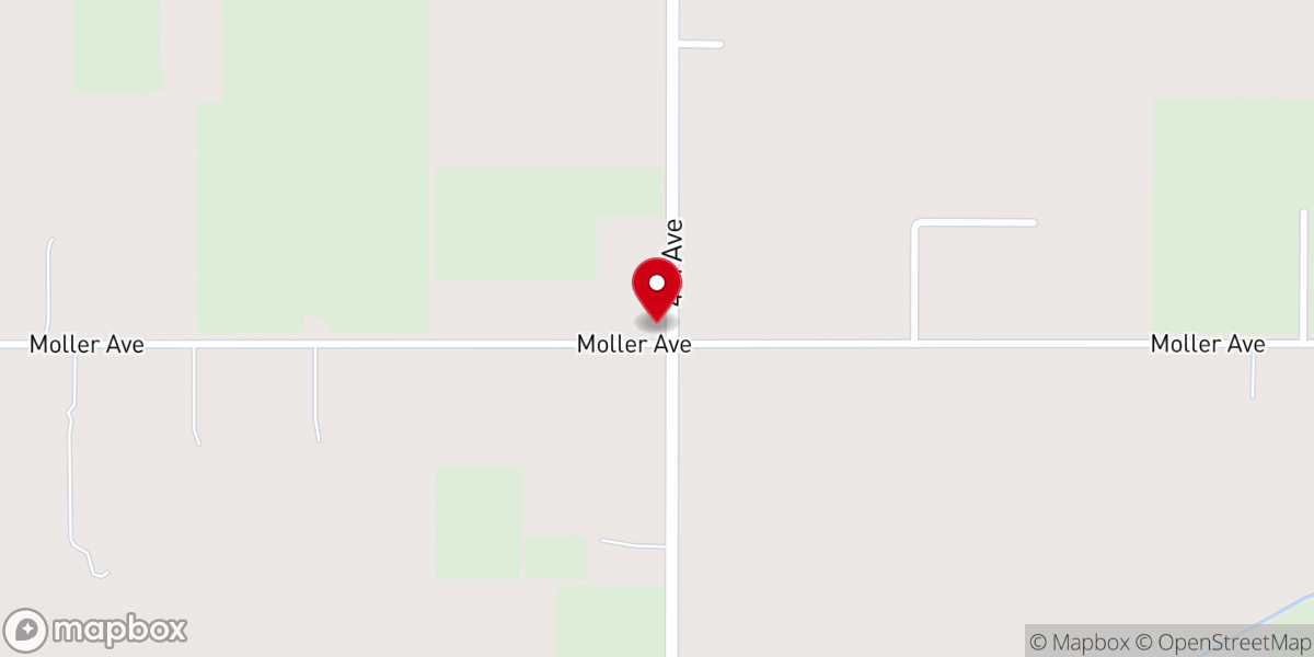 Map showing location of Friends Church Capay