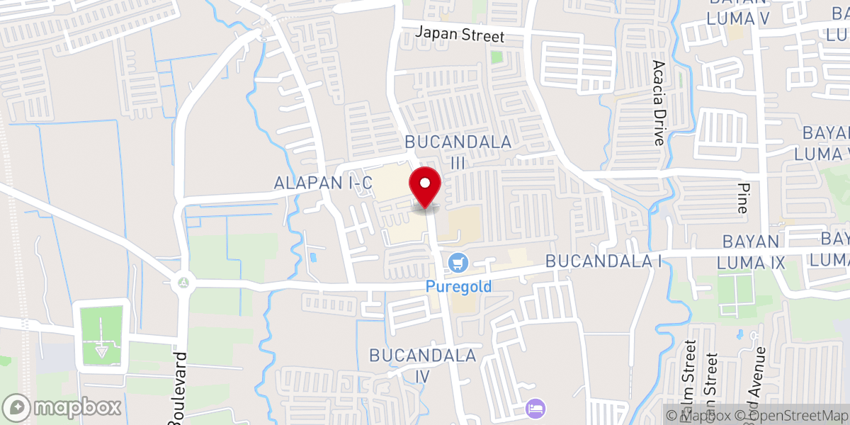 Map showing location of City Harvest Central Church